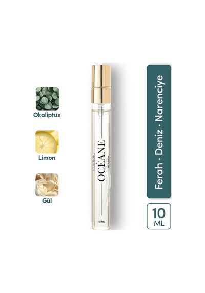 Océane Edp Seyahat Boy Erkek Parfümü 10ml Ferah - Deniz - Narenciye Aromatik, Limon, Gül