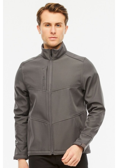 Uniprom Softshell Mont Içi Polarlı Su Ve Rüzgar Geçirmez Pro Model Gri Erkek Gri