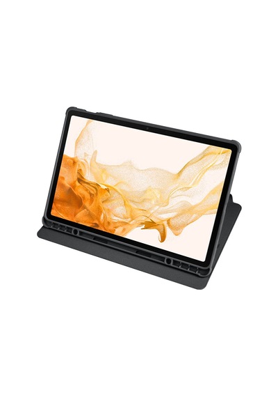 Galaxy Tab S10 Plus Kılıf Zore Termik Kalem Bölmeli Dönebilen Standlı Kılıf Kapaklı Kılıf