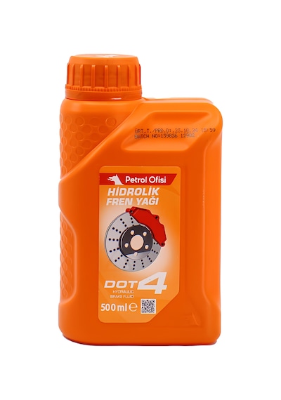 Petrol Ofisi Dot 4  Hidrolik Fren  Yağı 500 Ml.
