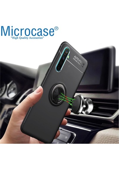 Microcase Realme Xt Focus Serisi Yüzük Standli + Nano (Seç) 417250854
