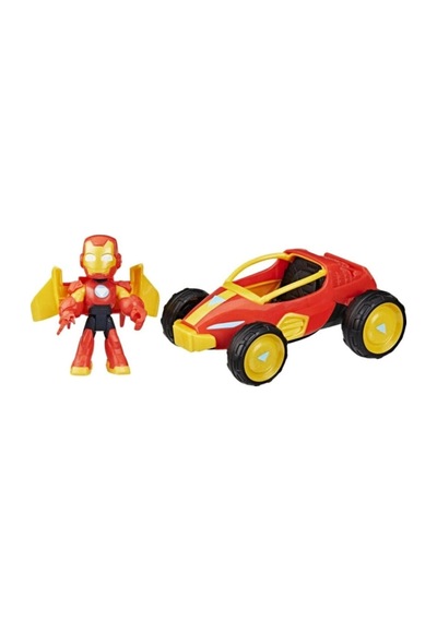 G1471 Iron Man And His Awoesome Friends Araç Ve Figür Oyun Seti +3 Yaş