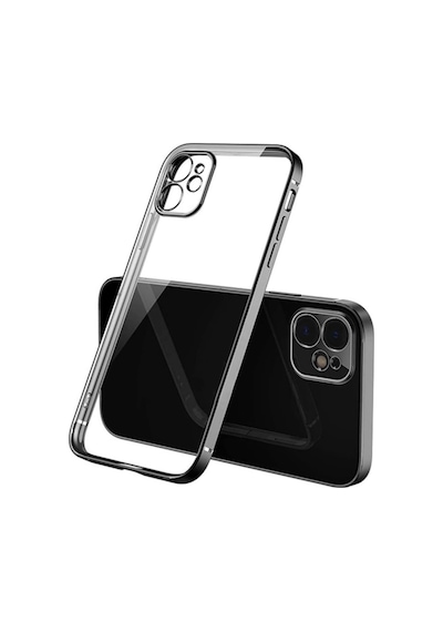 Apple Uyumlu iPhone 11 6.1Inç Renkli Kenar Seffaf Kilif Kamera Korumali Silik 389584903