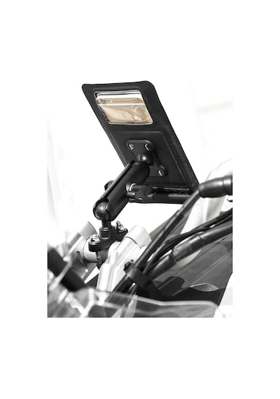 Motowolf Su Geçirmez Çantalı Dokunmatik Telefon Tutucu Ayna Bağlama
