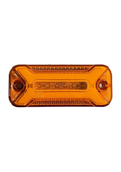 24v Yan Sinyal Lambası Dorse Side Marker Turuncu-turuncu 2 Fonksiyonlu Neon Ledli 113 46 Mm