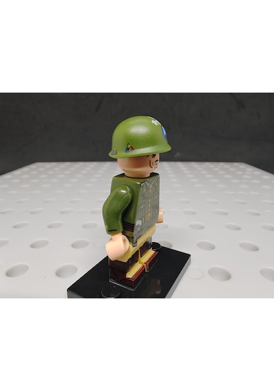 W-047 Ww2 Military Yapı Oyuncakları Asker Figür Us Army General Patton Mjq226