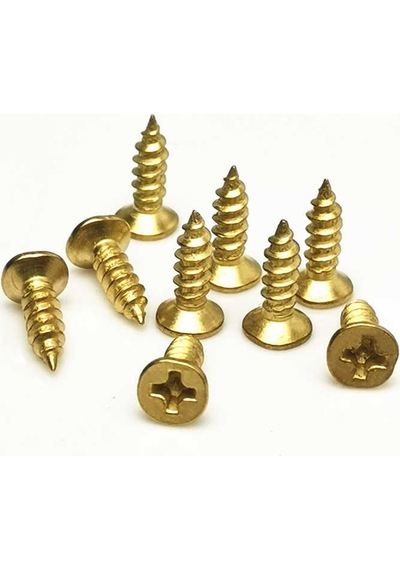 Klips, Menteşe, Ayak, Ağaç, Sunta Vidası 2,2x6,5mm - Sarı 1000 Adet Belirtilmemis