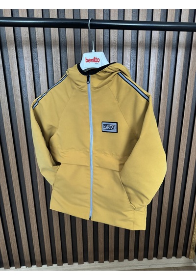 Benitto Kids Erkek Çocuk Mevsimlik Yağmurluk Ceket 51315 Sarı