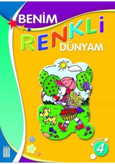 Ata Benim Renkli Dünyam Boyama Kitabı 4
