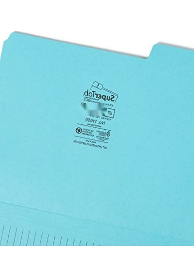 Büyük Boy 1/3 Kesim Dosya Klasörü - 12 Adet, Çeşitli Renkler