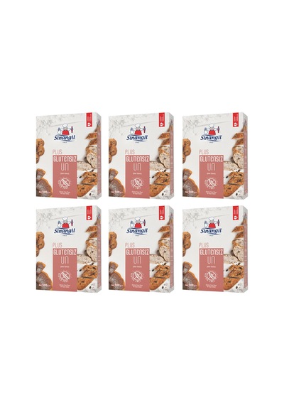 Sinangil Glutensiz Plus Un 500 Gr 6 Lı
