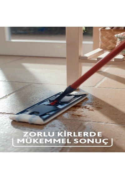 Vileda H2pro %100 Mikrofiber Yedek Mop beyaz