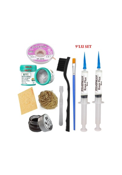 Best Krem Lehim 183 C 50gr Havya Uc Temizleyici Flux Lehim Toplama Cp-2015 Lehim Emme Teli Spatula Seti01