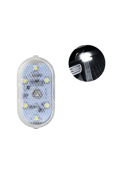 Dokunmatik Sensörlü 6 Led Lamba USB Şarjlı Beyaz Işık Mıknatıslı
