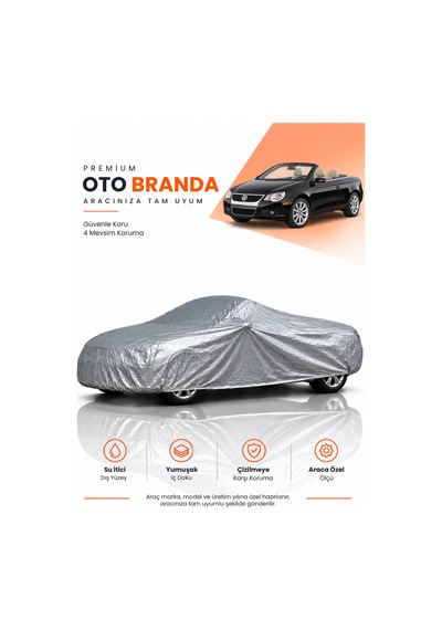 Volkswagen Eos 2006-2015 Cabrıo Uyumlu Araba Brandası Oto Branda Araba Örtüsü Araç Çadırı