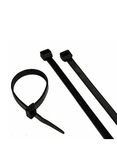 Siyah Cırt Plastik Kelepçe 20 Cm Kablo Bağı - 3.6 200mm 100 Adet