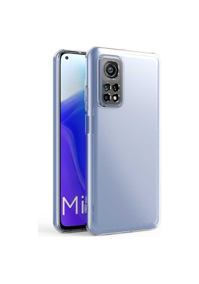 Xiaomi Mi 10T 5G Kılıf Zore Kamera Korumalı Süper Silikon Kılıf Renksiz