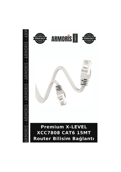 Premium X-level Xcc7808 Cat6 15mt Router Bilisim Bağlantı