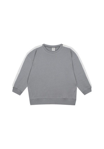 Antebies Organik Gri Beyaz Kontrast Lastikli Bağcıklı Uzun Kollu Kız Çocuk Sweatshirt Eşofman Takımı Antebies Organik Gri Beyaz Kontrast Lastikli Bağcıklı Uzun Kollu Kız Çocuk Sweatshirt Eşofman Takımı