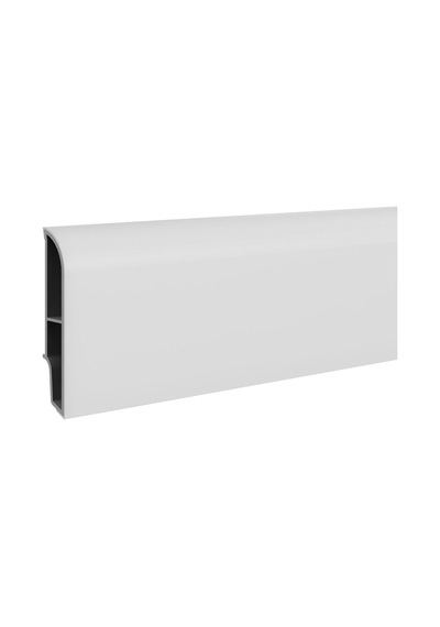 Vilo Sempla 707 Beyaz Pvc Süpürgelik 240cm Kolay Montaj - Suya Ve Çizilmeye Dayanıklı
