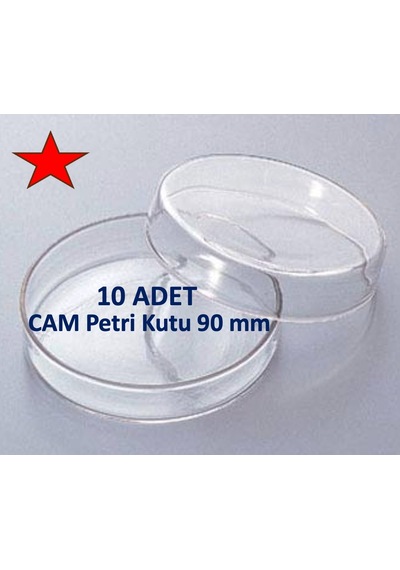 Cam Petri Kabı 90 x 15 MM 10'lu