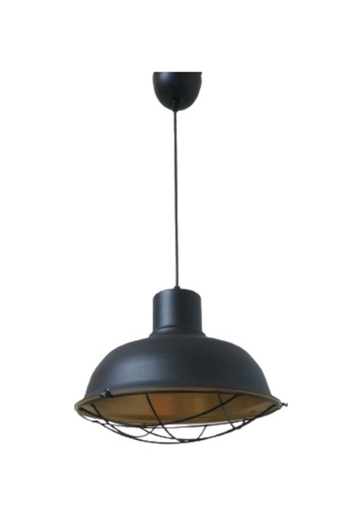 Rys Retro Metal Siyah Dekoratif Kafesli Siyah Içi Gold Kafe Mutfa (536633210)