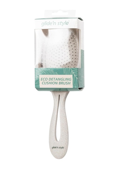 Glide N Style Eco Detangling Cushion Brush Doğa Dostu Saç Açıcı Fırça
