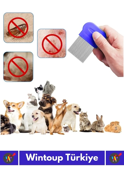 Özel Üretim Yüksek Kaliteli Hassas Koruma Petshop Kedi Köpek Evcil Hayvan 4'lü Bit Tarağı Seti