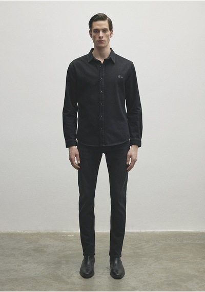Mavi - Roy Lux Black Nights Koyu Gri Denim Gömlek 0210496-82410 Gri Mavi - Roy Lux Black Nights Koyu Gri Denim Gömlek 0210496-82410 Gri