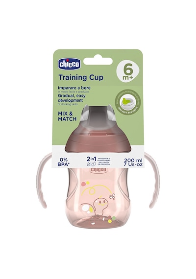 Yarı Yumuşak Uçlu Alıştırma Bardağı 6+ Ay 200 Ml Kız 5 Adet Çok Renkli