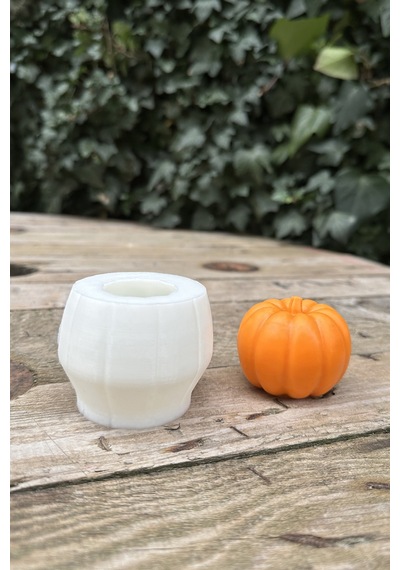 Rufus Concept Pumpkin Orta Boy Mum Kalıbı (Silikon)