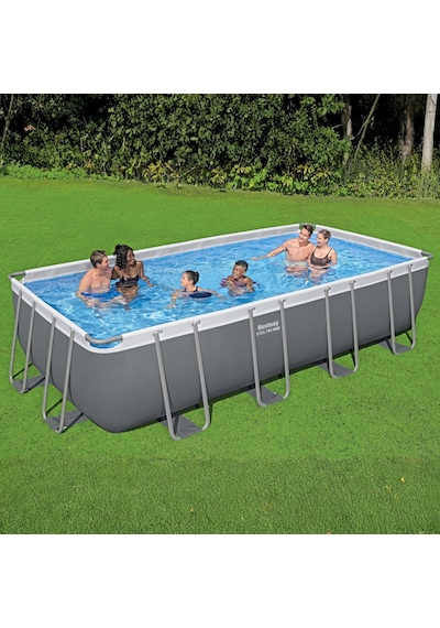 Bestway Steel Pro Max Yer Üstü Prefabrik Dikdörtgen Havuz Seti 549cm X 274cm X 122cm 56465 Bw586