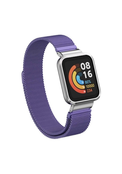 Xiaomi Redmi Watch Mi Watch Lite Uyumlu Krd-58 Metal Zore Kordon-mor