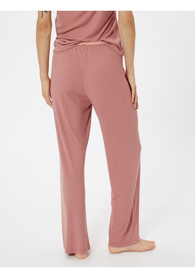 Koton Pijama Altı Beli Bağlamalı Bol Paça Pembe 5wlk40052mk Gül