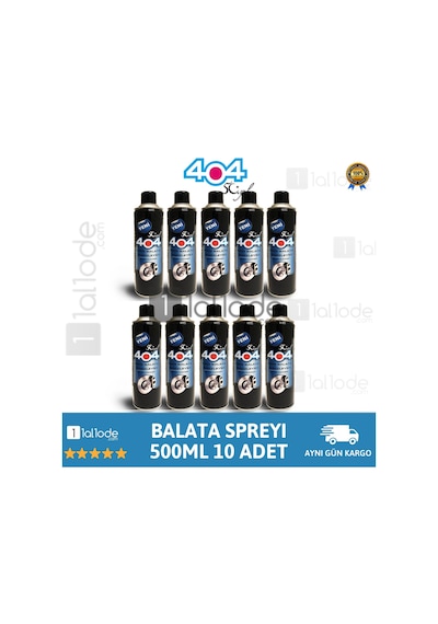 404 Balata Spreyi Genel Temizleme Sprey 500 Ml (10 Adet)
