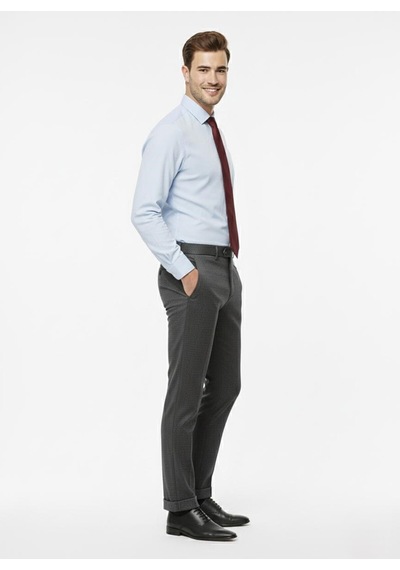 Presto Erkek Slimfit Armürlü Pantolon Siyah 3193-011 Siyah