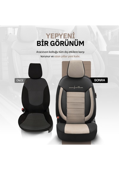 Otom Comfortline Design Premium Oto Koltuk Kılıfı - 550066790