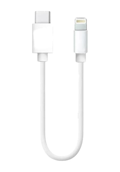 Nettech Nt-29 Plastik 20 Cm Type-c To Lightning Şarj Ve Data Kablosu Beyaz