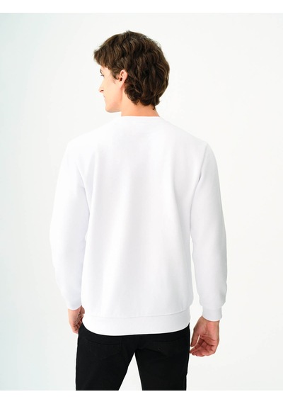 Loft Beyaz Erkek Sweatshirt Lf2037363 Beyaz