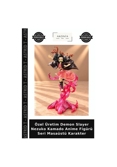 Özel Üretim Demon Slayer Nezuko Kamado Anime Figürü Seri Masaüstü Karakter