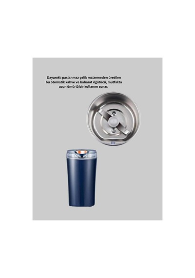 Otomatik Kahve Ve Baharat Öğütücü Paslanmaz Çelik Yedek Lı - Hs08378319-4827