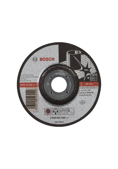 Bosch Professional 2608602488 Zımpara Aksesuarı, Fırçalama Parçası. 125 X 6 Mm F.ıno X