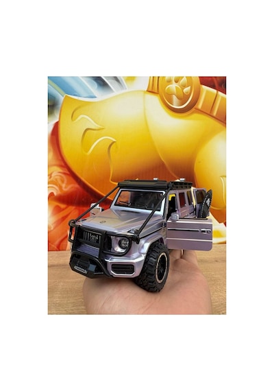 Mercedes Benz G63 G550 Model Araba Plastik Sesli Işıklı Açılan Kapılar Mercedes Brabus G550 Çok Renkli