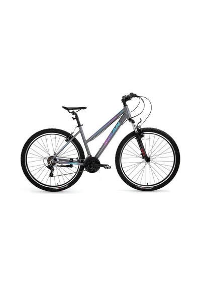Bisan Athena 26v 43cm Metalik Gri Mavi Dağ Bisikleti Gri - Mavi