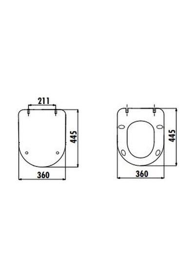 Creavit Duck Yavaş Kapanan Klozet Kapağı (basalt Mat) Kc0903.01.0