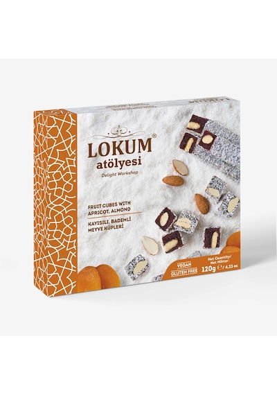 Kayısılı, Bademli Meyve Küpleri 120g