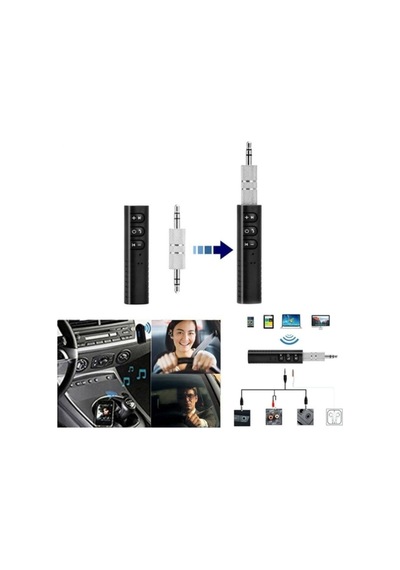 Bluetooth Araç Kiti Aux Transmitter Kablosuz Mikrofonlu Bt Wirel