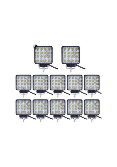 12 Adet 16 Ledli Sis Farı Çalışma Lambası 12 Volt