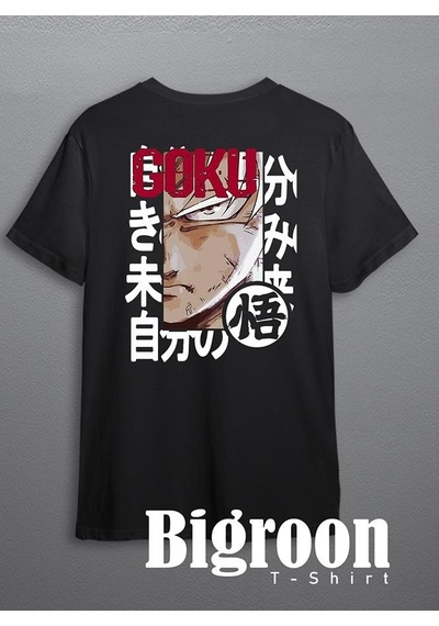 Naruto Kakashi Goku Anime Japanese Animasyon Tişört Unisex T-shirt 001