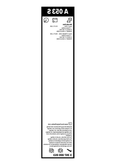 Bosch Aerotwin Silecek Seti Mercedes C Serisi W204 2008-2014 600/600 Mm A053s 3397009053